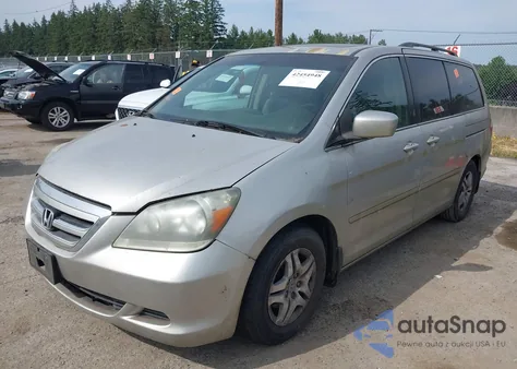 2007 Honda Odyssey Ex-L z USA, uszkodzony, nr VIN 5FNRL38637B426348